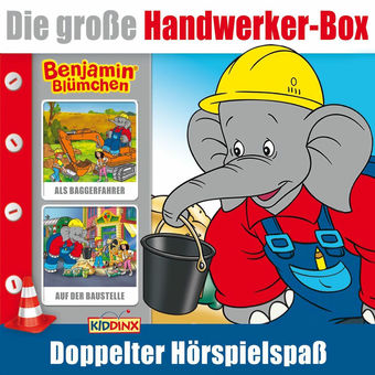 Handwerker Box (Benjamin Blümchen als Baggerfahrer & Benjamin Blümchen auf der Baustelle)