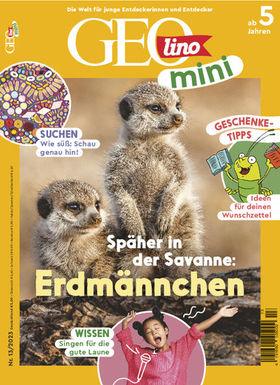 Cover GEOLINO MINI,Nr. 13 / 2023
