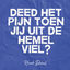 Cover Deed het pijn toen jij uit de hemel viel