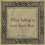 Cover What Falling in Love Feels Like (Cover)