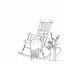 Cover Rocking Chair