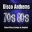 Cover Disco Anthems 70's 80's: Great Songs in English from the 1970's 1980's. Best of Top Music Hits