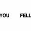 Cover you fell