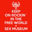Cover Keep on rockin´ in the free world