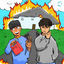 Cover MY BODY IS A BURNING HOUSE AND EVERYTHING INSIDE IS TRYING TO GET OUT