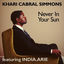 Cover Never In Your Sun (feat India.Arie) - Single