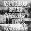 Cover Nothing Ever Change in America