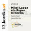 Cover 13. Korrika (2003). Gero bat gaurdanik