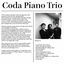 Cover Coda Piano Trio