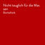 Cover Nicht tauglich für die Massen
