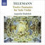 Cover Telemann, G.P.: 12 Fantasies for Solo Violin