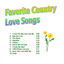 Cover Favorite Country Love Songs