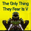 Cover The Only Thing They Fear Is V ("V" Doom Eternal Version)