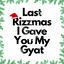 Cover Last Rizzmas I gave you my Gyat