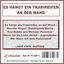 Cover Es hängt ein Trabireifen an der Wand