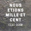 Cover Nous étions mille et cent