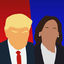 Cover Donald Trump vs Kamala Harris Rap Battle