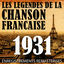 Cover Année 1931 - Les Légendes De La Chanson Française (French Music Legends Of The 30's)