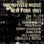 Cover Improvised Music New York 1981