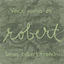 Cover robert (voice memo ep)
