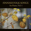 Cover Finnish Folk Songs for Piano, Vol. 1