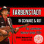 Cover Farbenstadt in schwarz und rot (Die Leverkusen Meistersongs 2024)