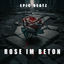 Cover Rose im Beton