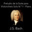 Cover Bach: Preludio De La Suite Para Violonchelo Solo N º 1 - Piano