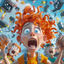 Cover Brain Rot Nursery Rhymes by Rizz Records