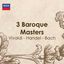 Cover "3 Baroque Masters" - Vivaldi, Handel & Bach