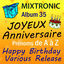 Cover Joyeux Anniversaire Prénoms de A à Z Album 35