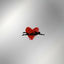 Cover Corazón Cromado