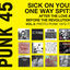 Cover Soul Jazz Records presents PUNK 45: Sick On You! One Way Spit! After the Love & Before the Revolution Vol.3: Proto-Punk 1969-77