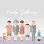 Cover Family Gathering: Background Music for Family Meetings at the Table, Family Events, Meetings with Friends, Meals Together, Time Sp