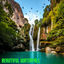Cover Beautiful Waterfall