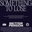 Cover Something to Lose