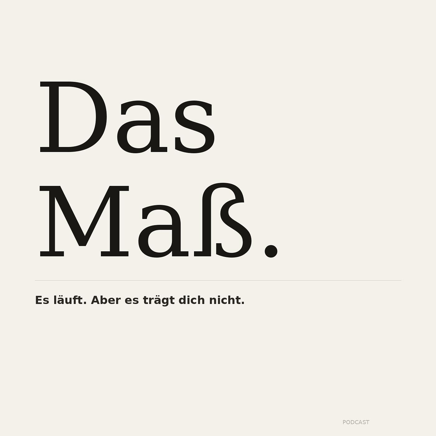 #001 | Wenn der Körper nicht mehr mitgeht