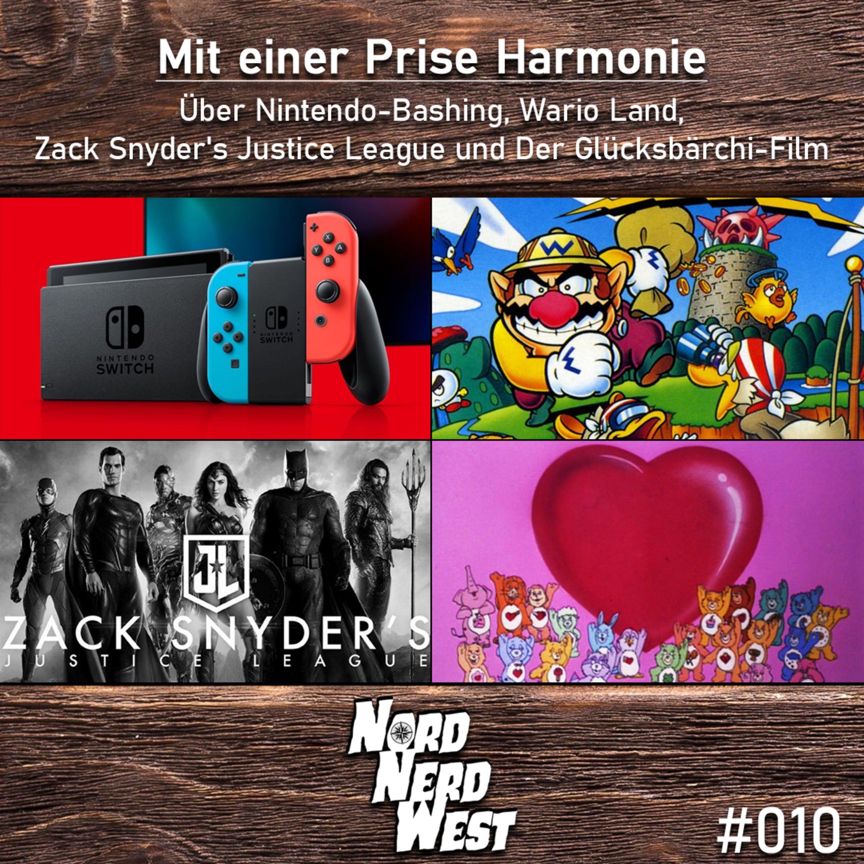 #010 Mit einer Prise Harmonie - Über Nintendo-Bashing, Wario Land, Zack Snyder's Justice League und Der Glücksbärchi-Film