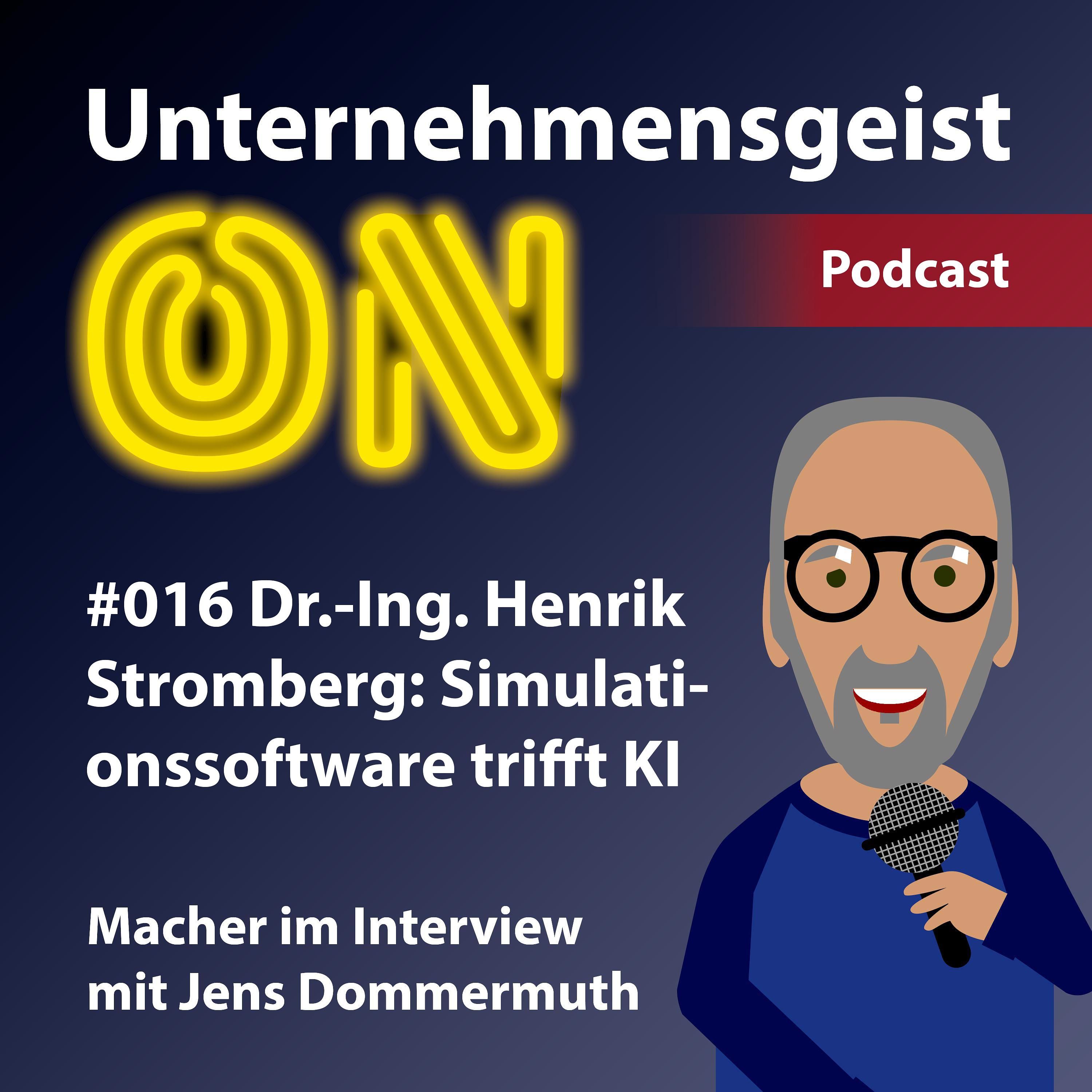 #016 Dr.-Ing. Henrik Stromberg: Simulationssoftware trifft KI