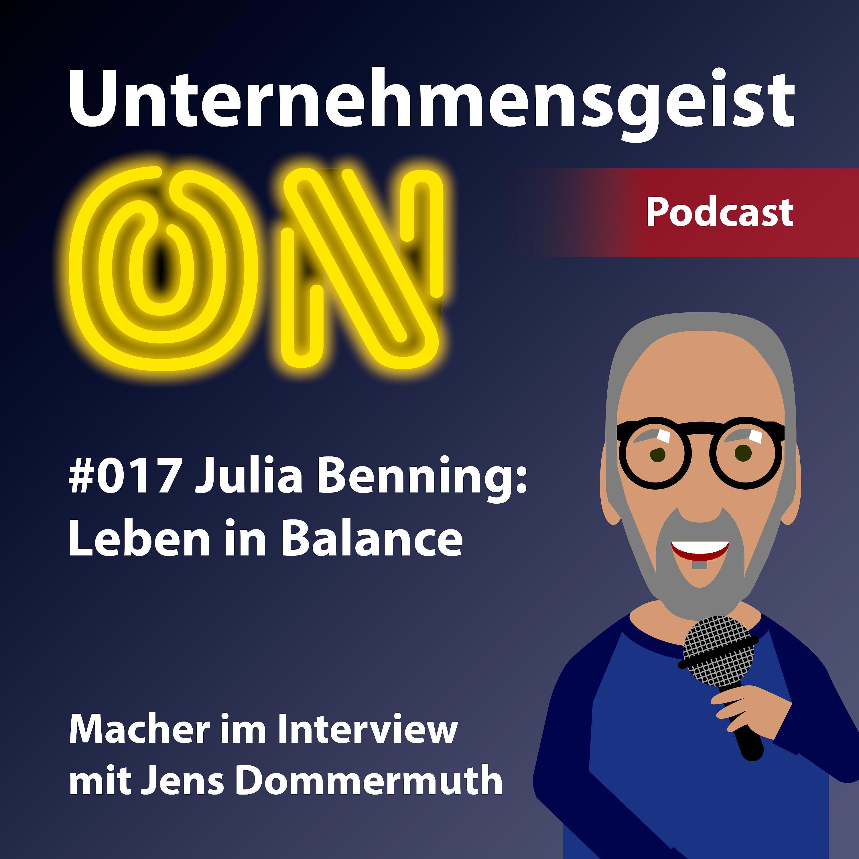 #017 Julia Benning: Leben in Balance