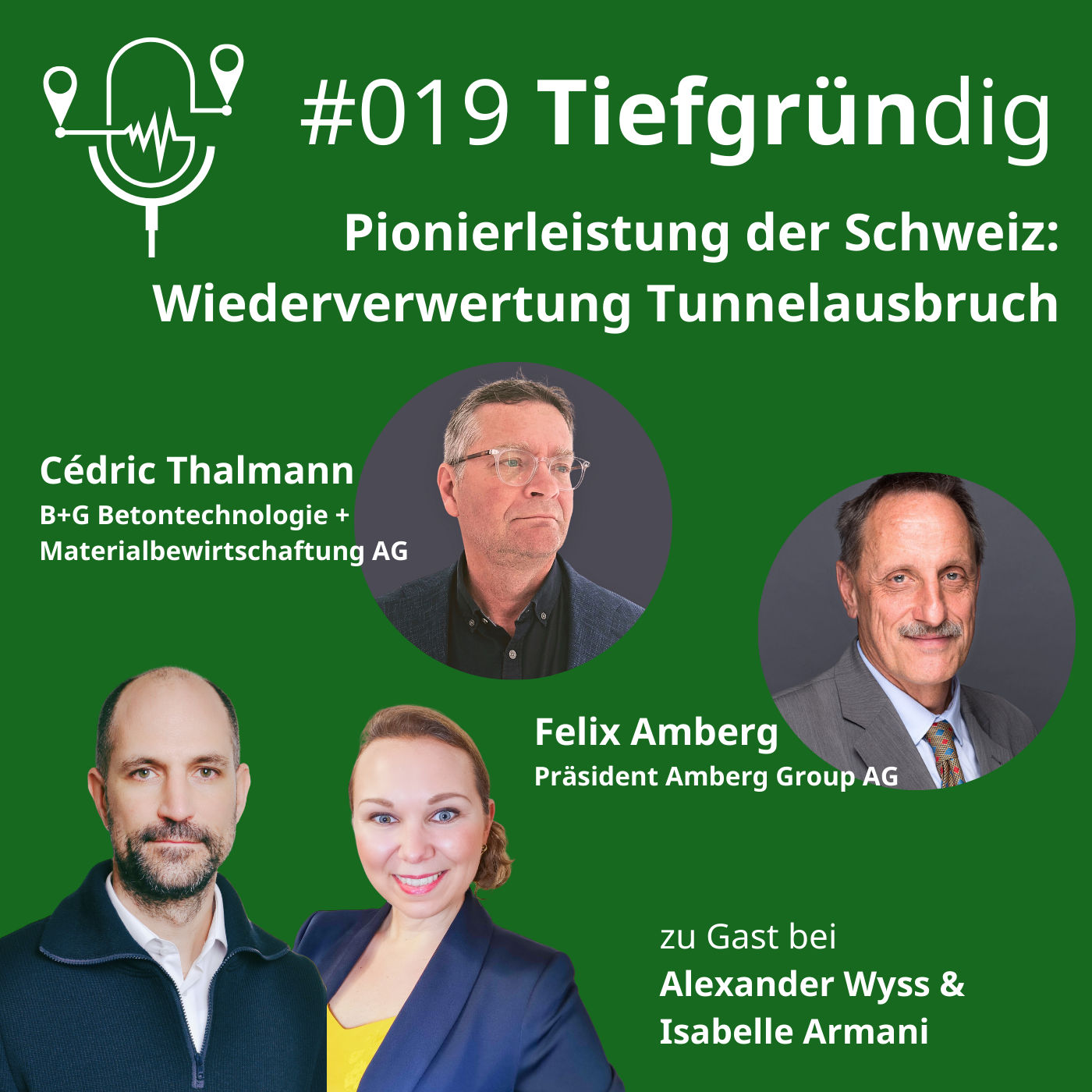 019 Pionierleistung der Schweiz: Wiederverwertung von Tunnelausbruch