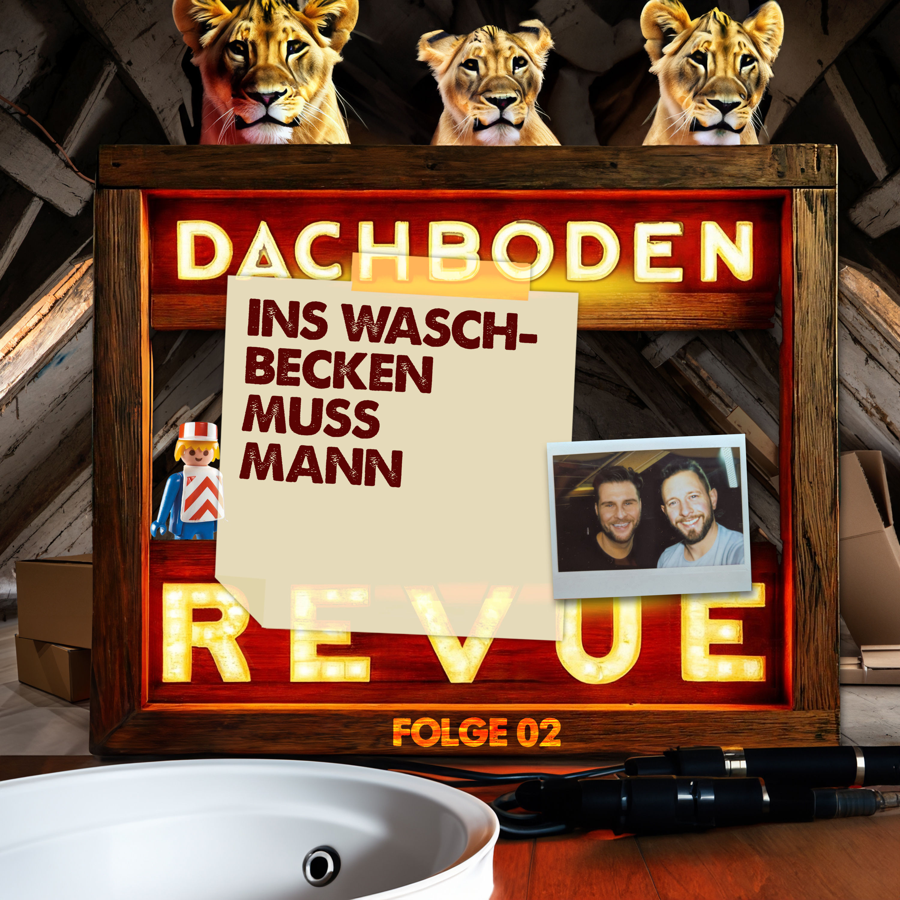 #02, Ins Waschbecken muss Mann