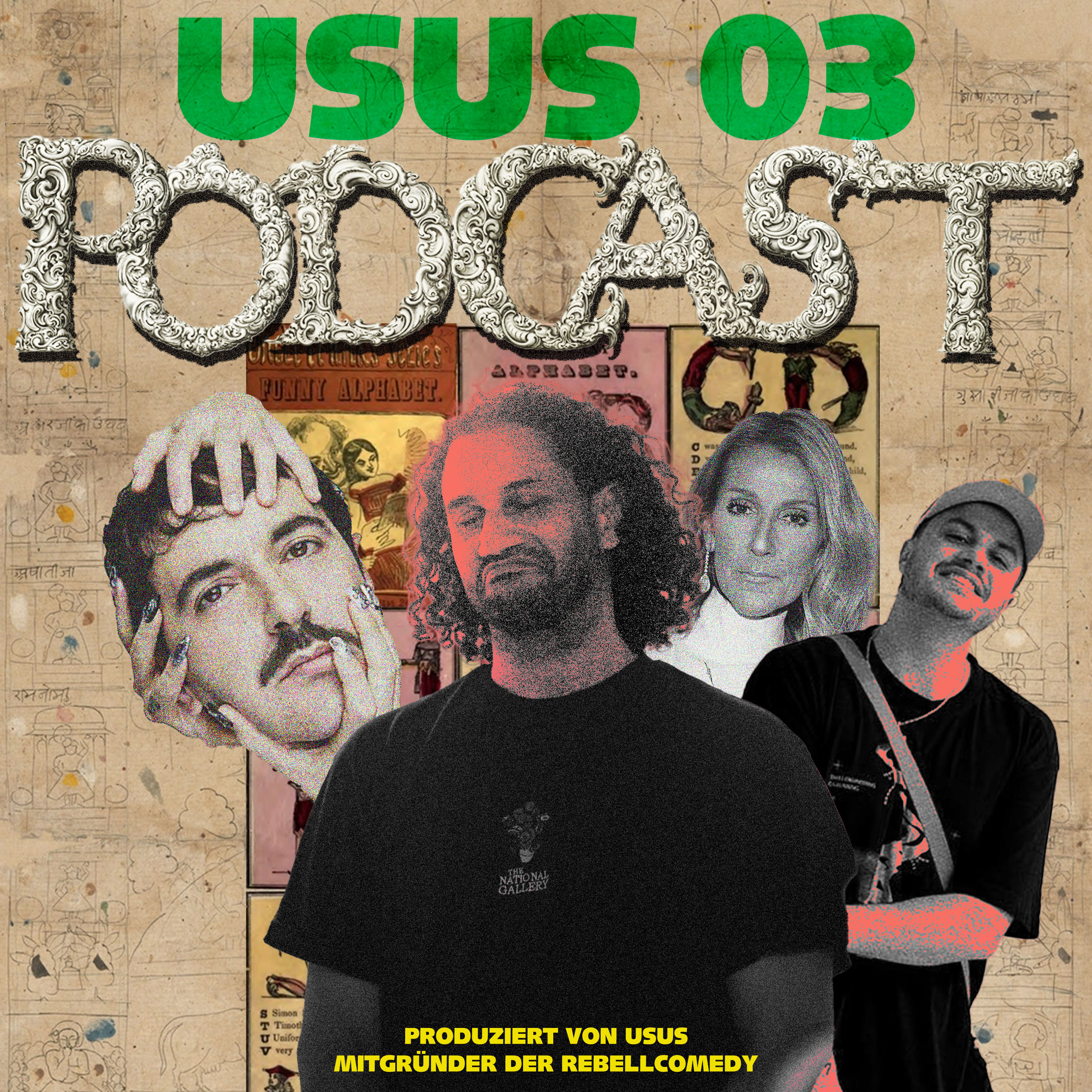 #03 Usus Podcast - Folge 3 | Celine Dion & Chefket über work und life | Einbrechen in Schwimmhalle mit Xandi | RebellComedy neue Show?