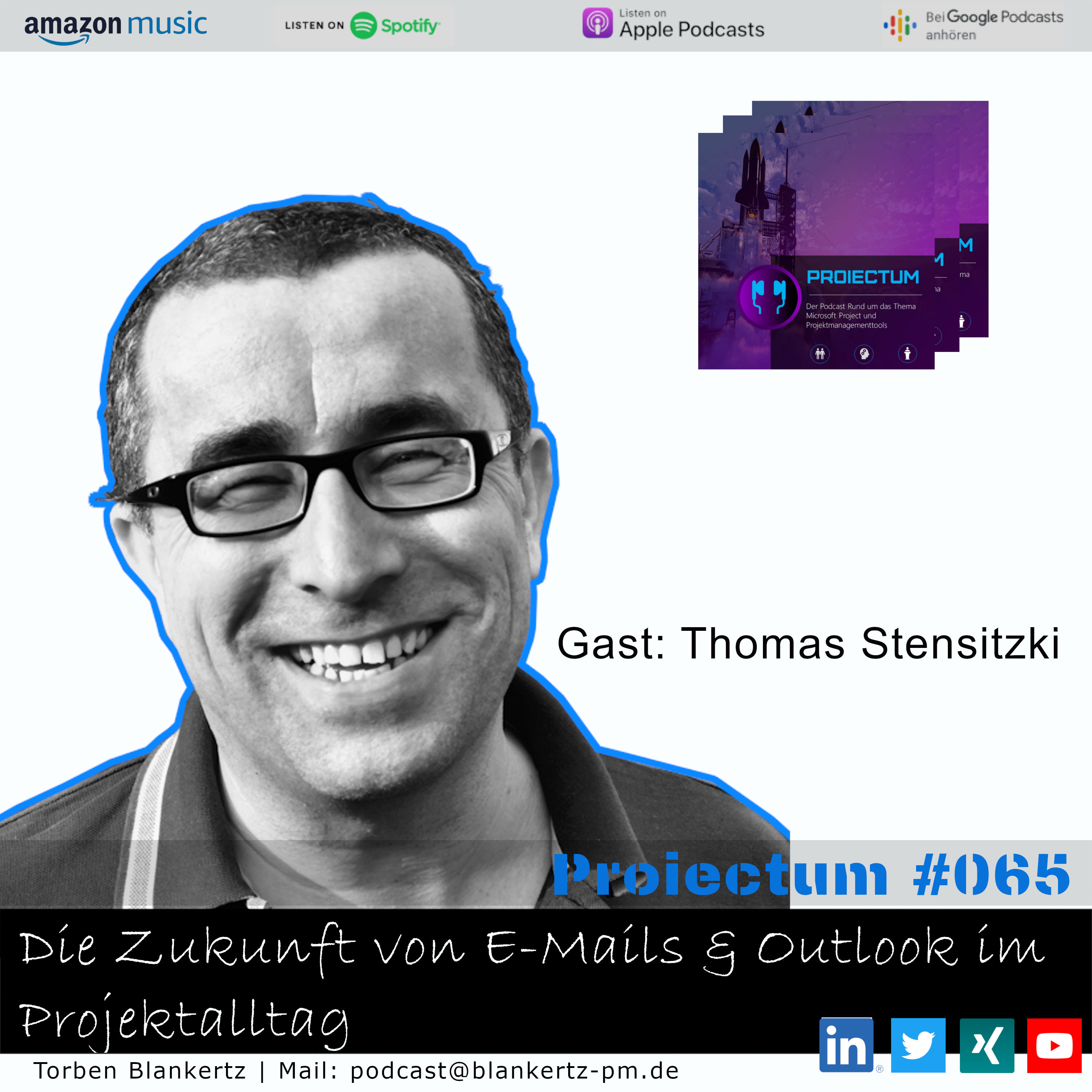 #065 | Die Zukunft von E-Mails & Outlook im Projektalltag mit Thomas Stensitzki