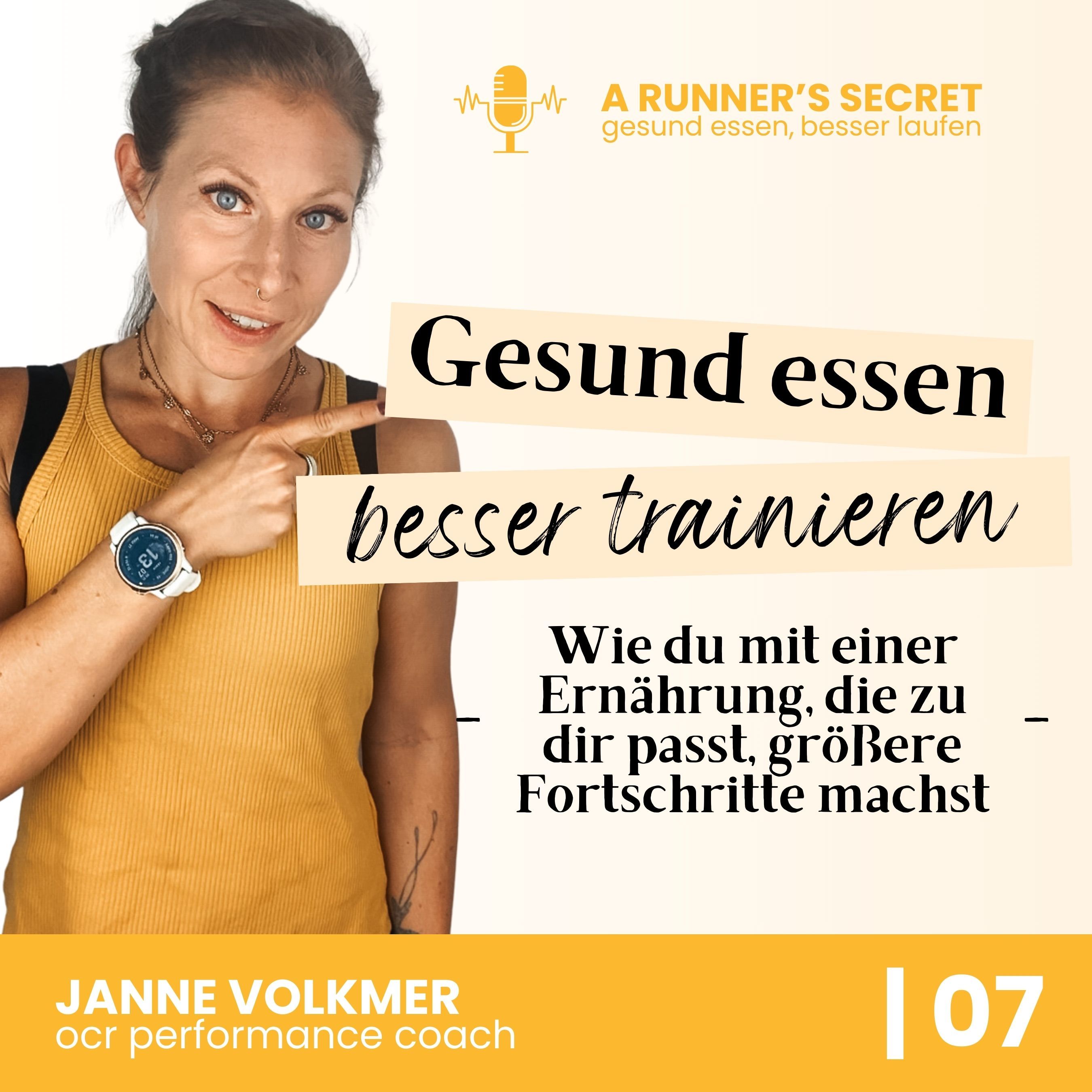 07 | Wie du mit einer Ernährung, die zu dir passt, besser trainierst, schneller regenerierst und größere Fortschritte machst