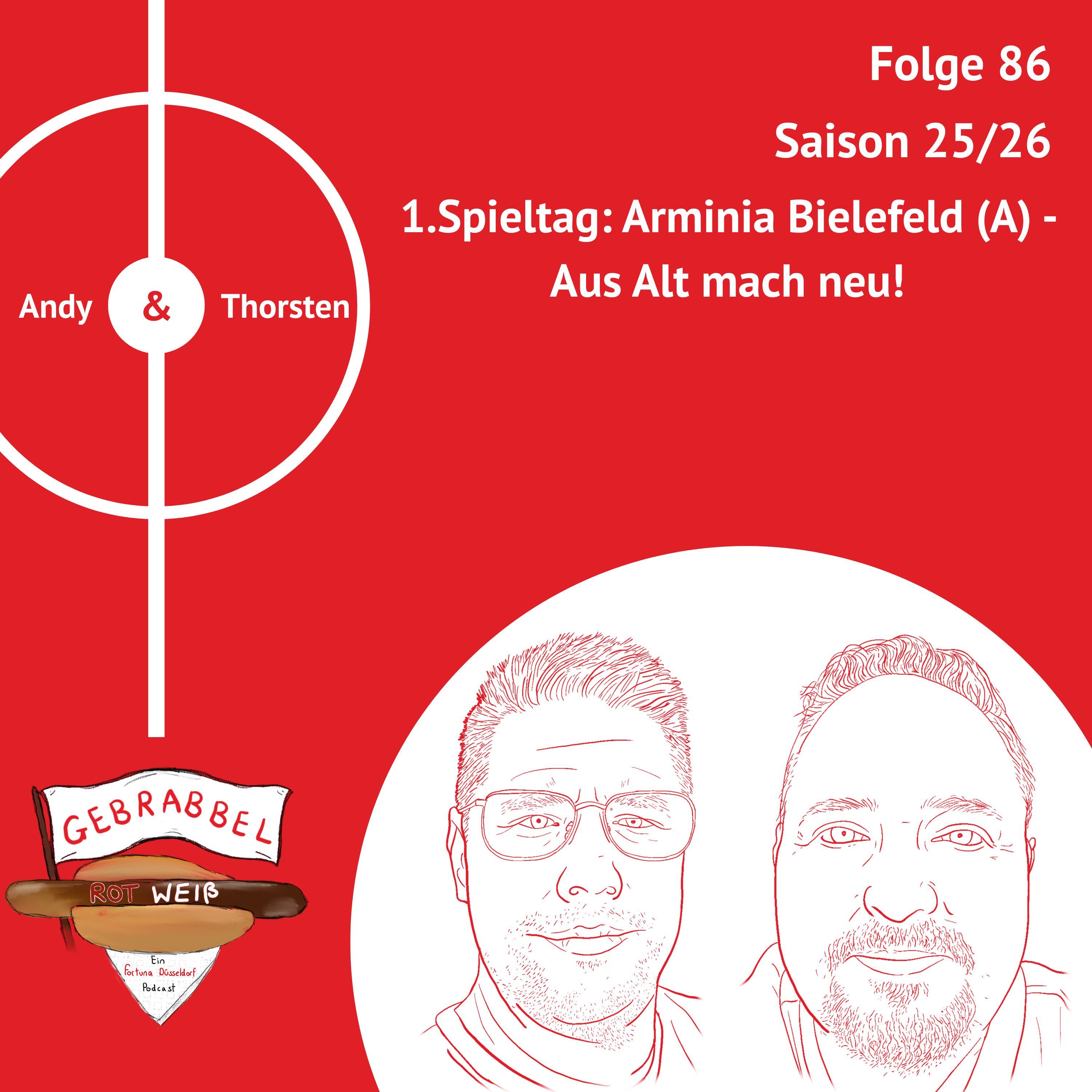 #086: 1. Spieltag: Arminia Bielefeld (A) – Aus Alt mach neu!