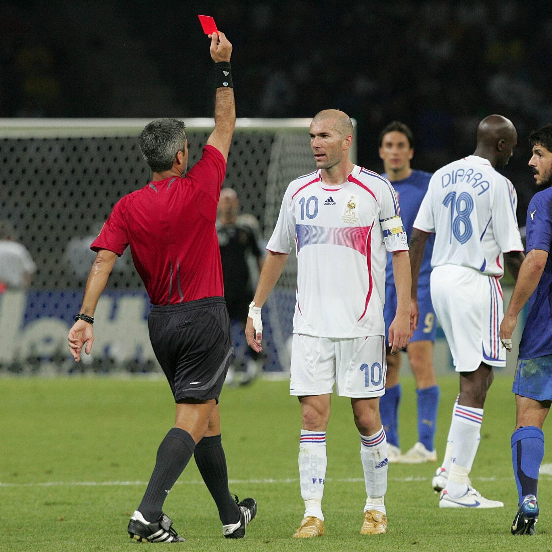 09.07.2006: Zinedine Zidane beendet seine Karriere