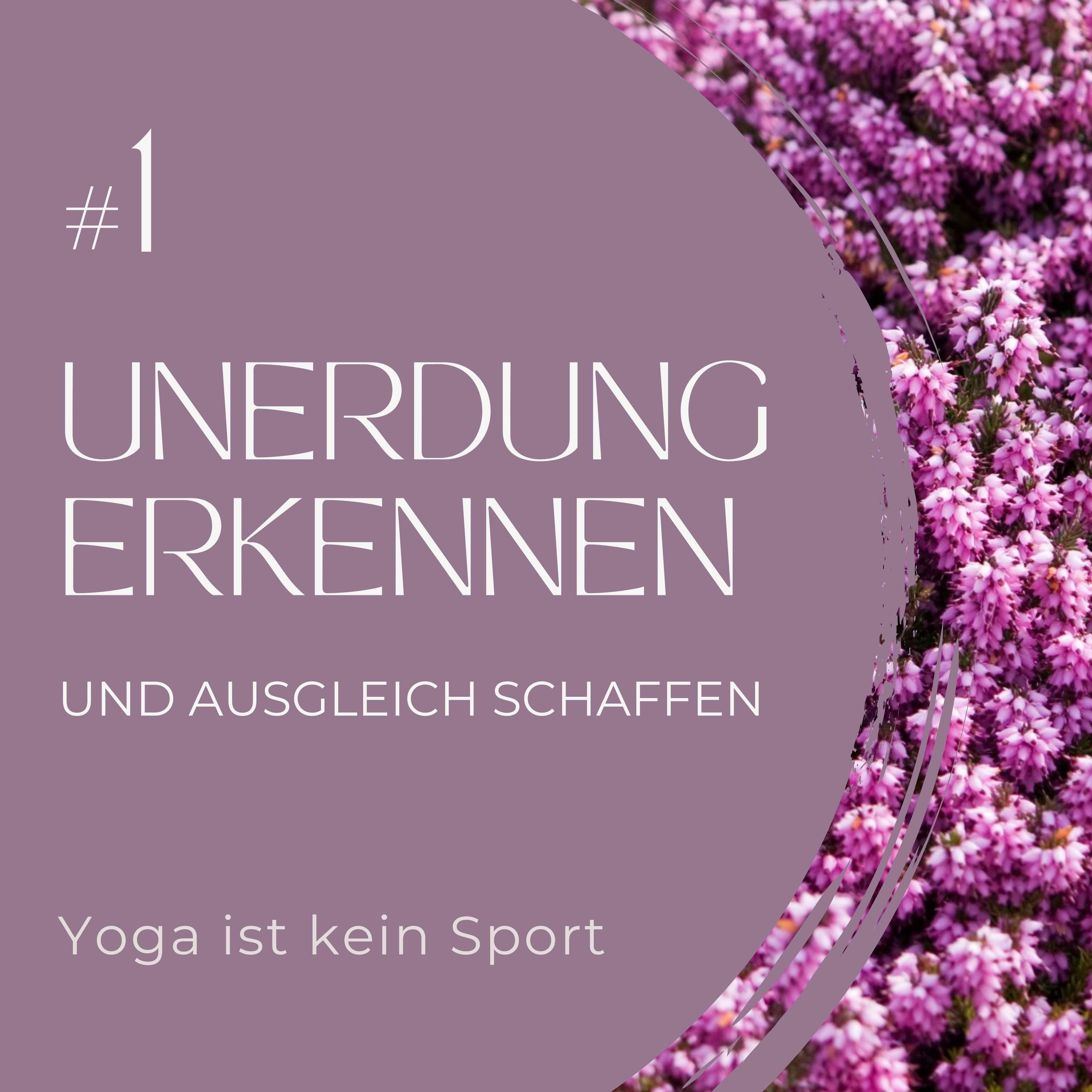 #1 Unerdung erkennen und Ausgleich schaffen