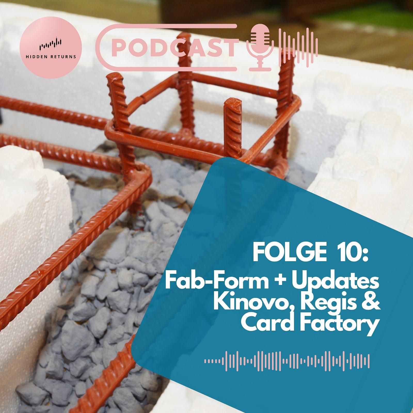 #10 - Fab-Form Industries Aktie ($FBF) + Kinovo ($KINO.L) + Card Factory FY 24 Update ($CARD.L) und Regis Corp Q3 ($RGS)