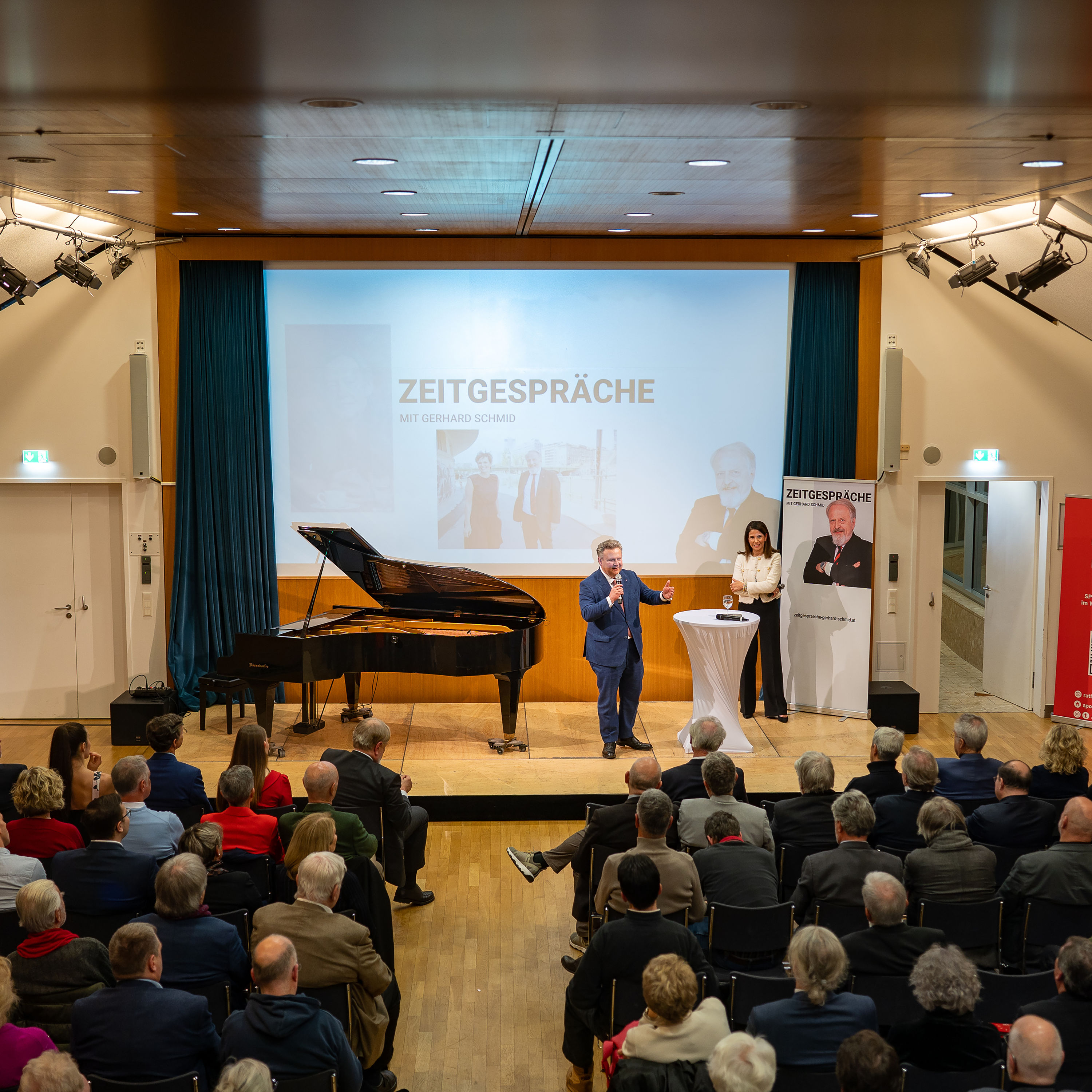 100 Folgen ZEITGESPRÄCHE mit Gerhard Schmid
